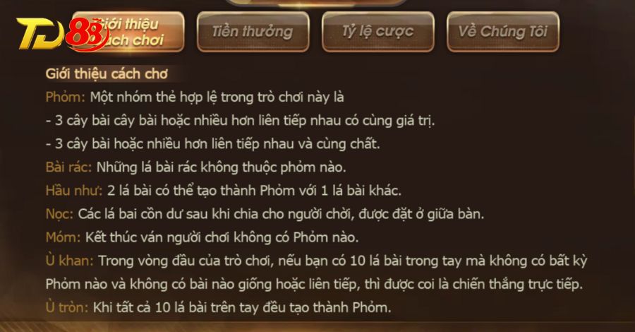 Tường tận luật chơi Phỏm Tá Lả